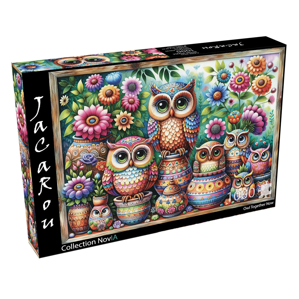 JaCaRou 1000 Piece Puzzle - Owl Together
