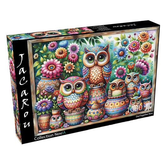 JaCaRou 1000 Piece Puzzle - Owl Together