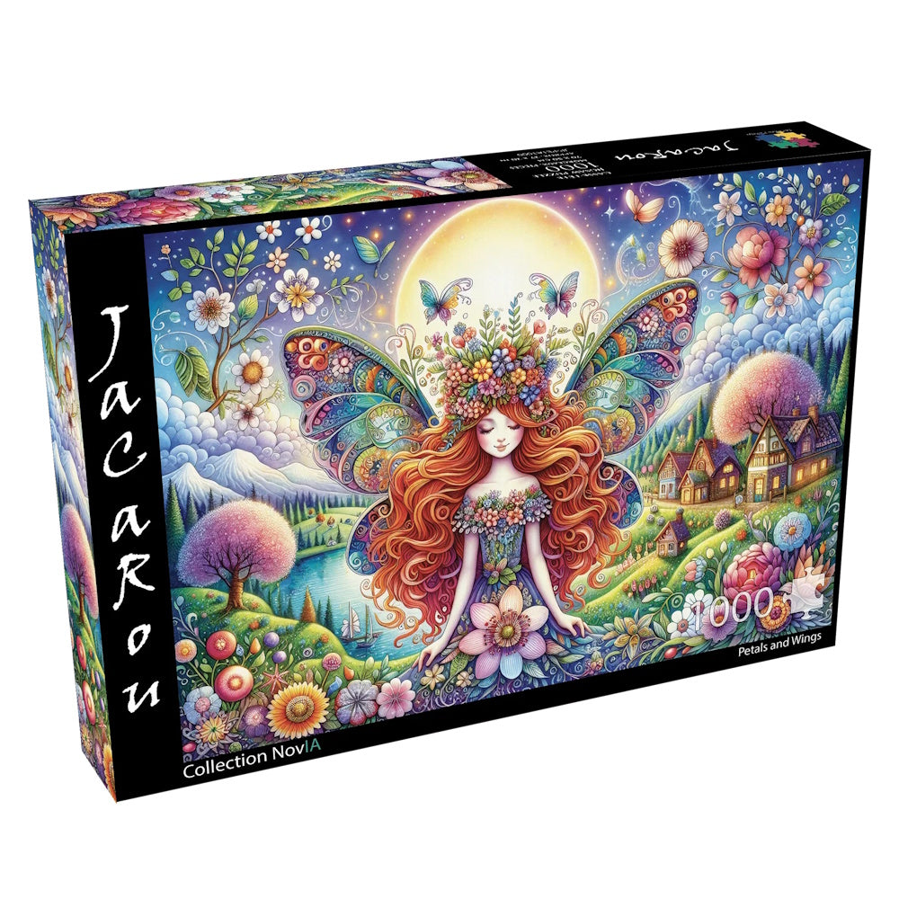 JaCaRou 1000 Piece Puzzle - Petals and Wings