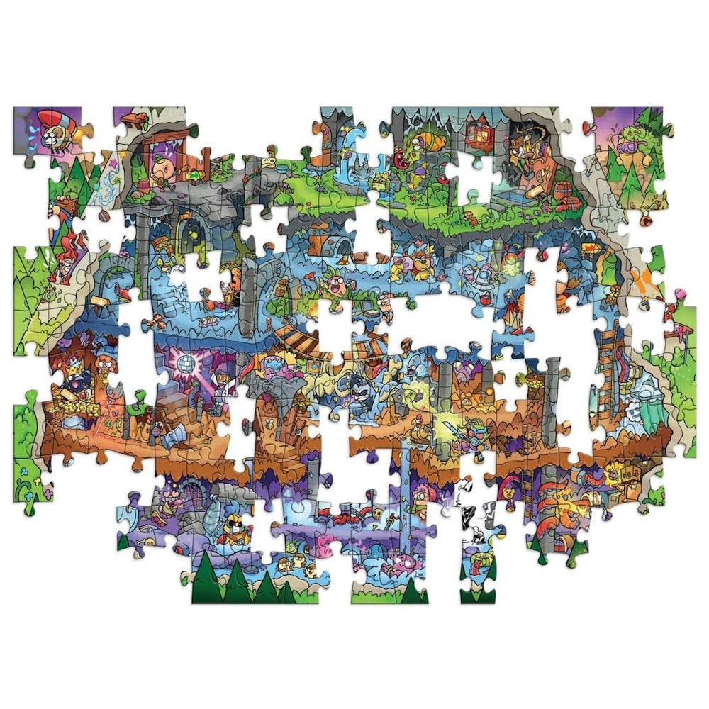 Jamie Smart’s Hero Slam 200 Piece Puzzle: Inside the Temple of the Cat Demon