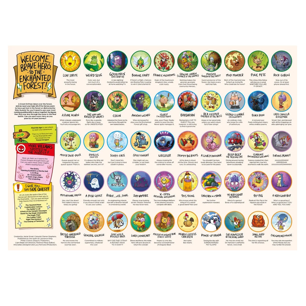 Jamie Smart’s Hero Slam 200 Piece Jigsaw Puzzle