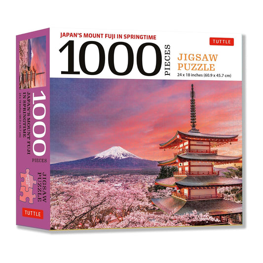 Japan's Mount Fuji in Springtime 1000 Piece Puzzle