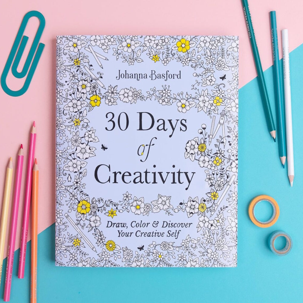 Johanna Basford: 30 Days of Creativity Colouring Book