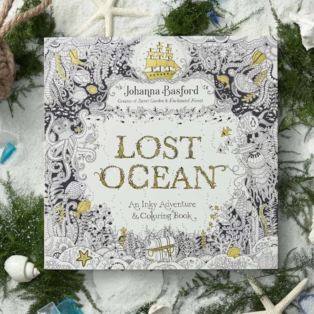 Lost Ocean An Inky Adventure & Colouring Book