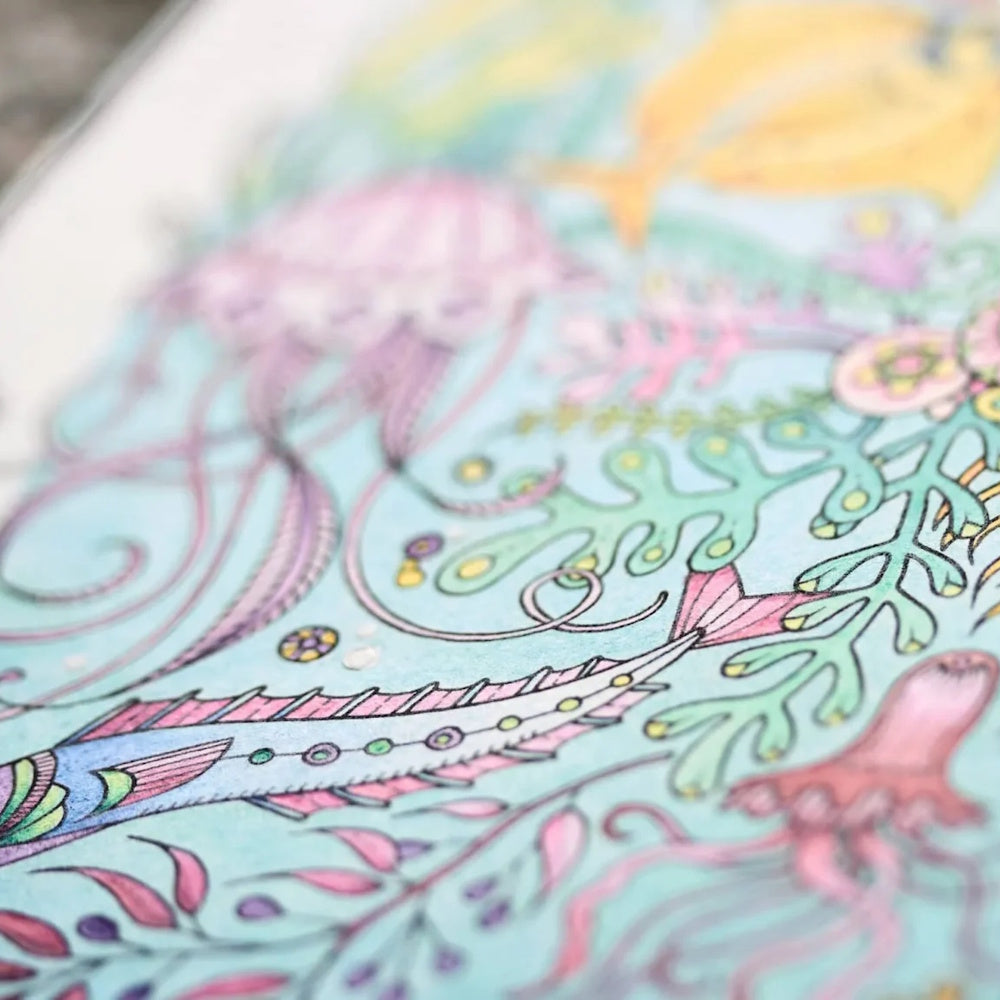 Lost Ocean An Inky Adventure & Colouring Book