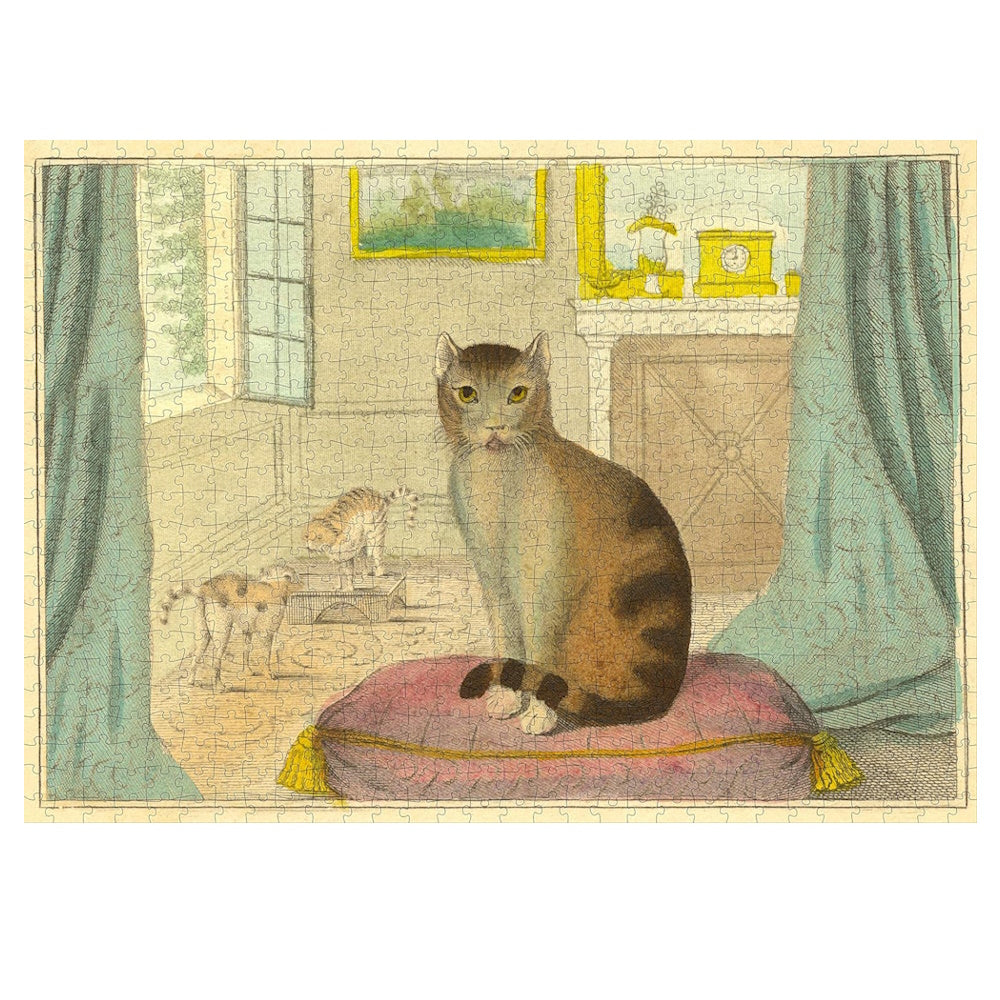 John Derian: Calm Cat 750 Piece Puzzle