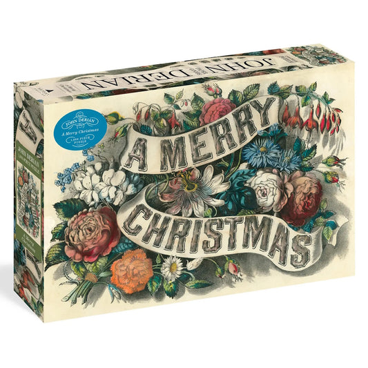 John Derian 1000 Piece Puzzle Merry Christmas