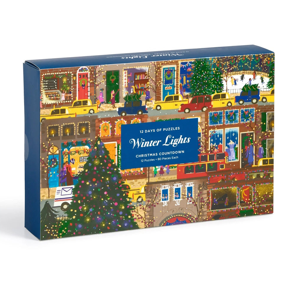 Joy Laforme Winter Lights 12 Days of Puzzles Christmas Countdown