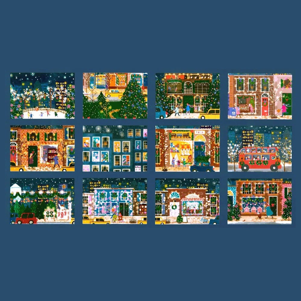 Joy Laforme Winter Lights 12 Days of Puzzles Christmas Countdown