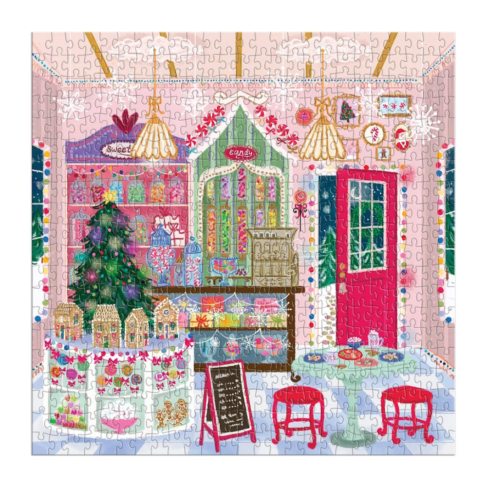 Joy Laforme Gingerbread Cottage 500 Piece House Puzzle