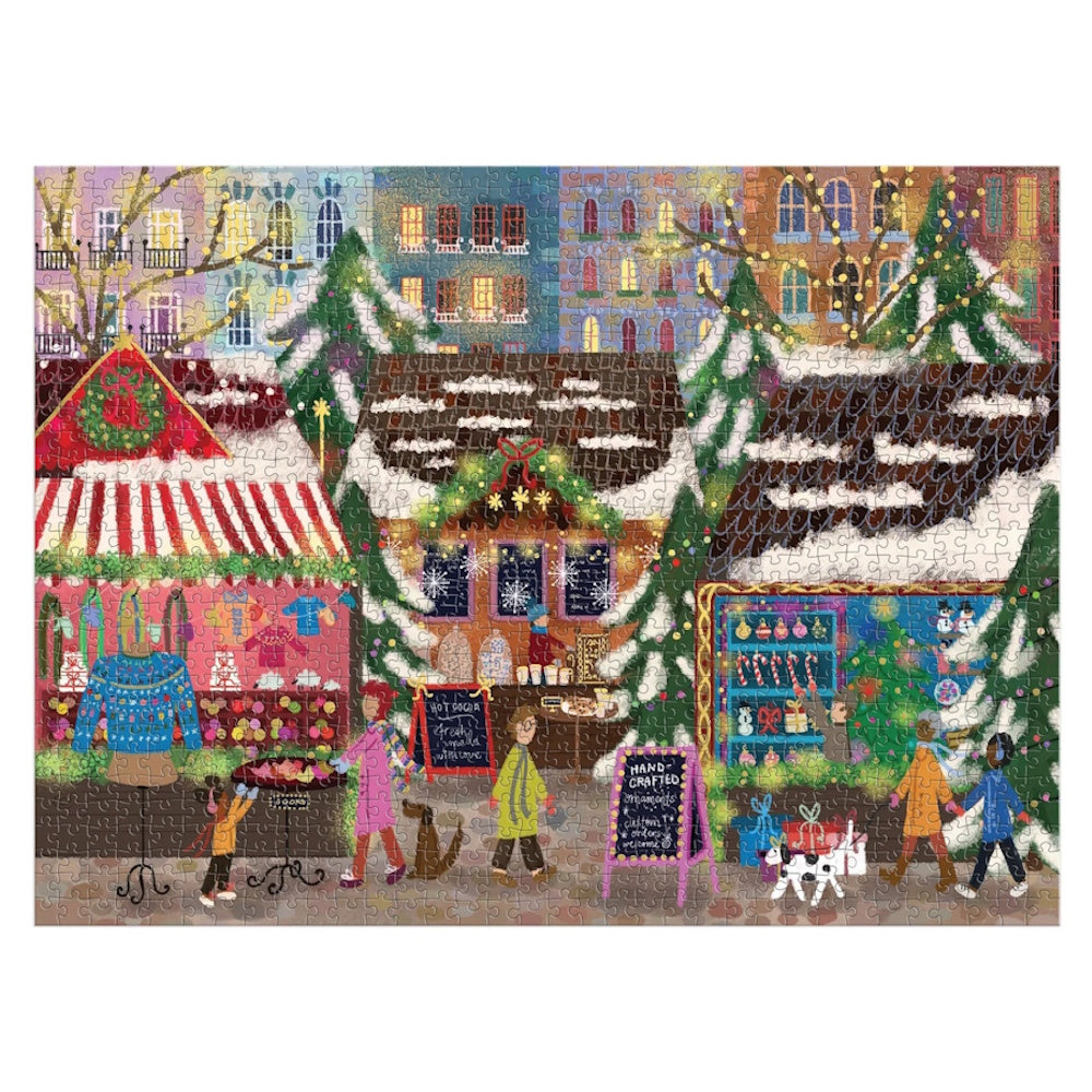 Galison 1000 Piece Jigsaw Puzzle - Merry Market