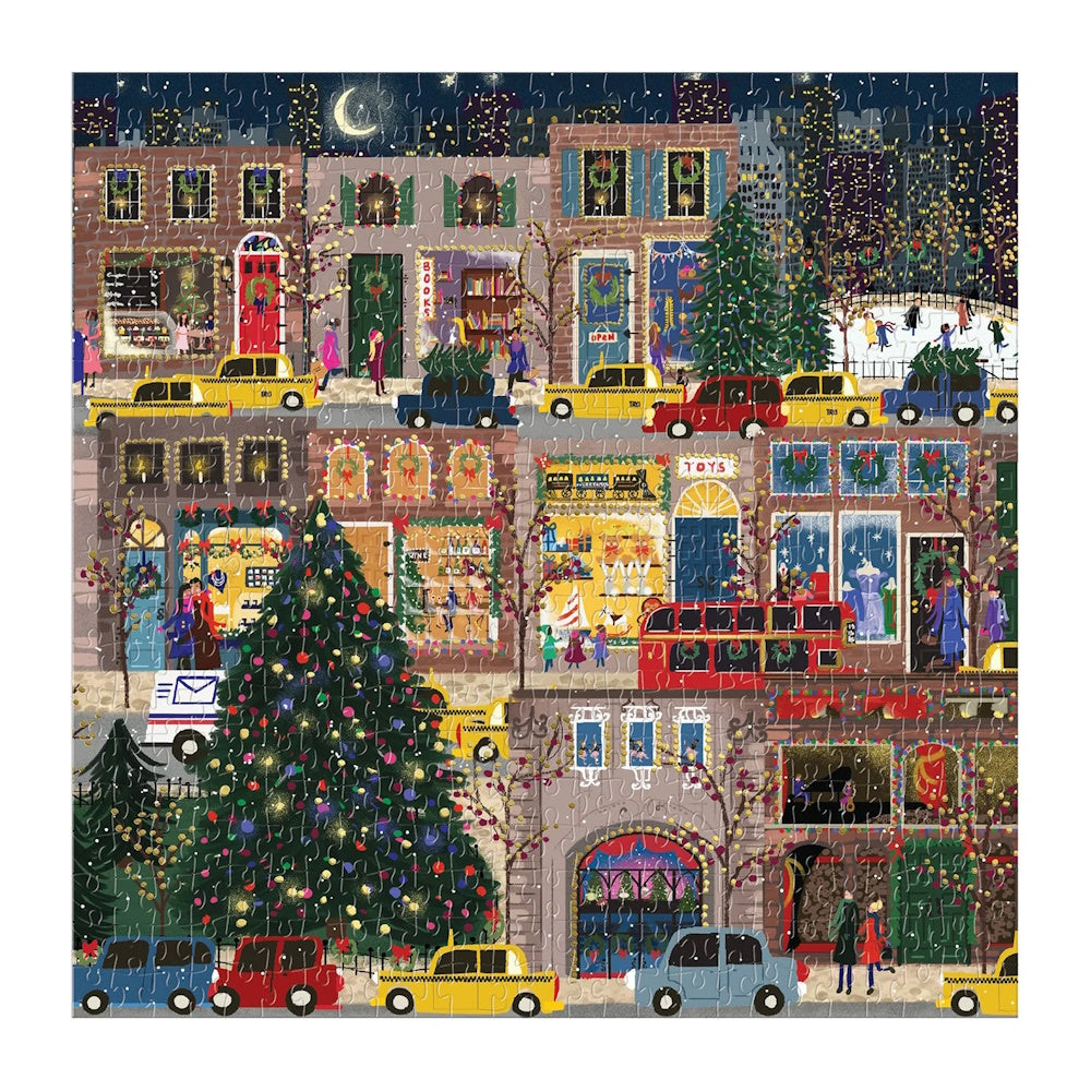 Galison 500 Piece Puzzle - Joy Laforme Winter Lights (Damaged Box)