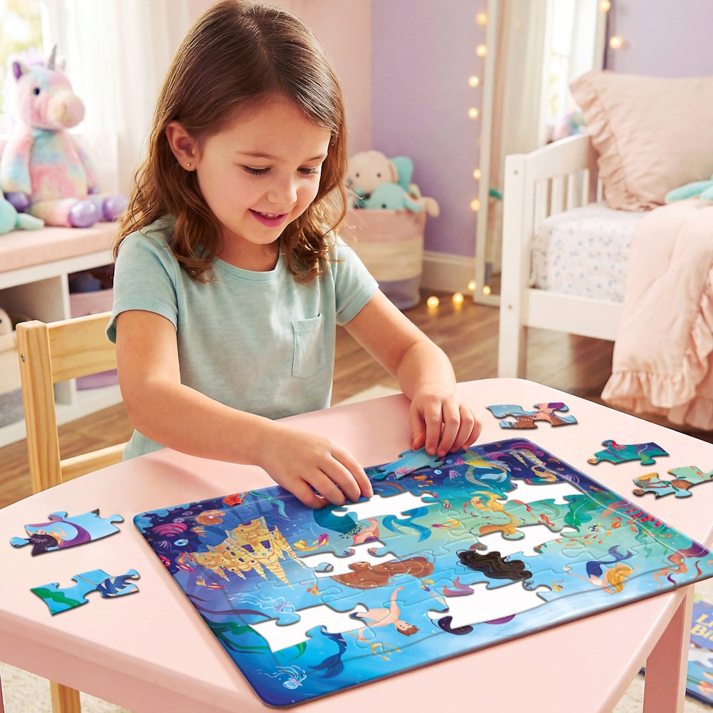 Jr Jigsaw 3 in 1 Frame Tray Puzzles - Fairytales