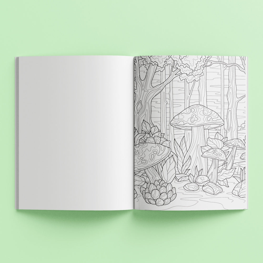 Kaleidoscope Colouring - Ancient Forest