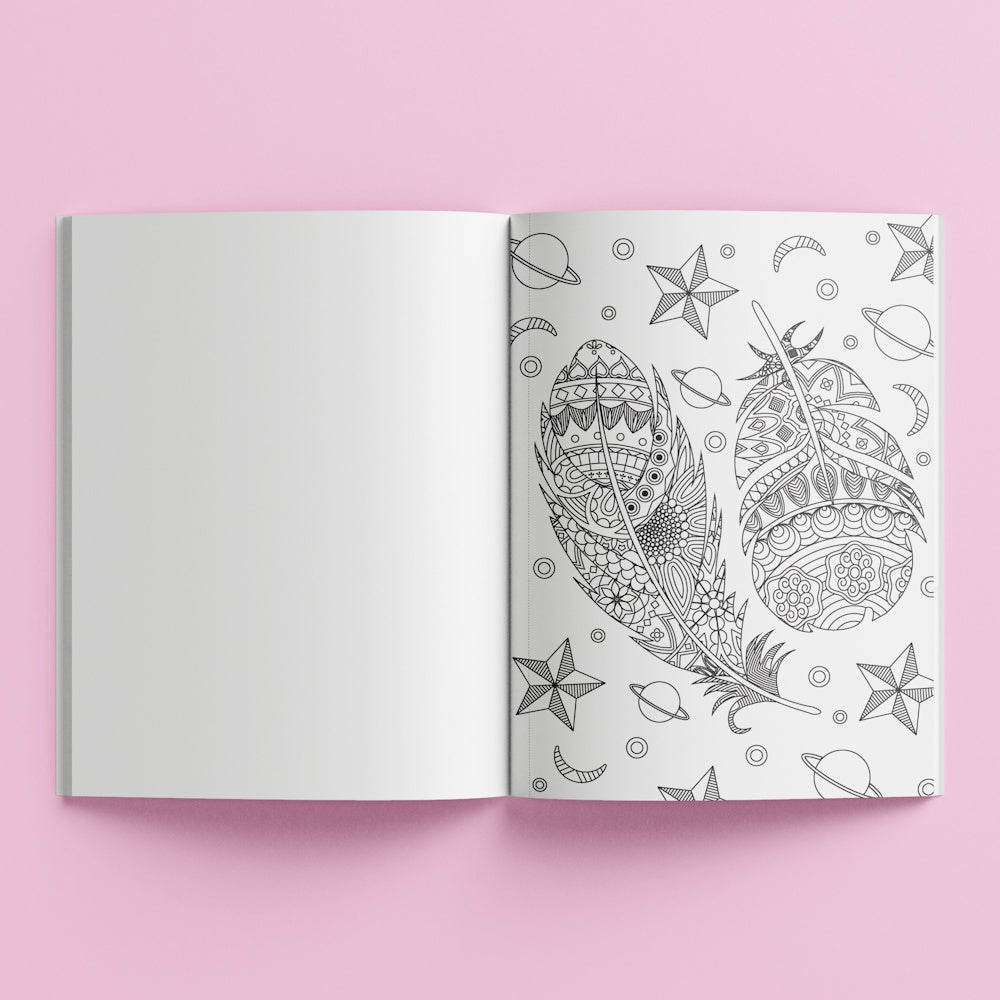 Kaleidoscope Colouring - Boho Spirit