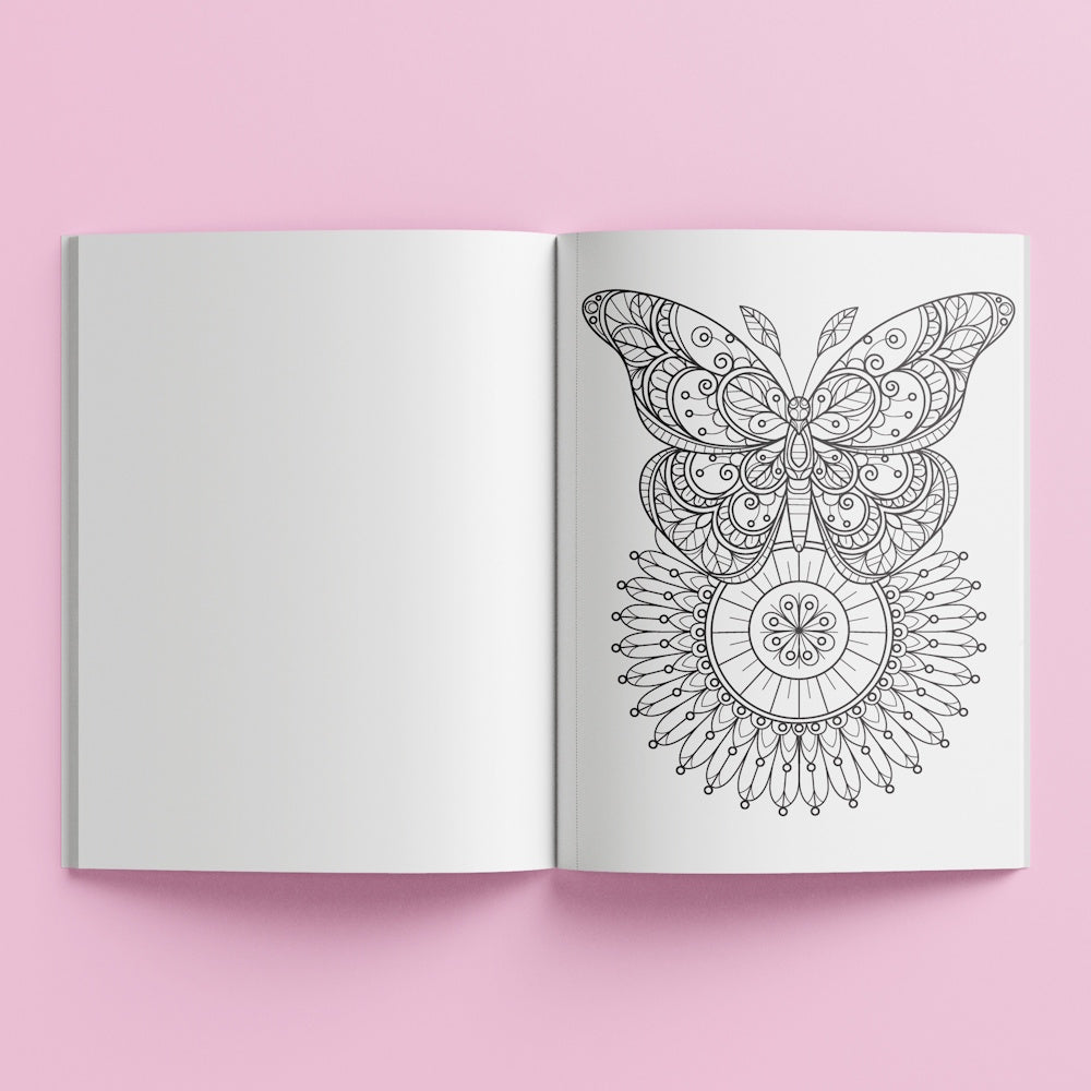 Kaleidoscope Colouring - Boho Spirit