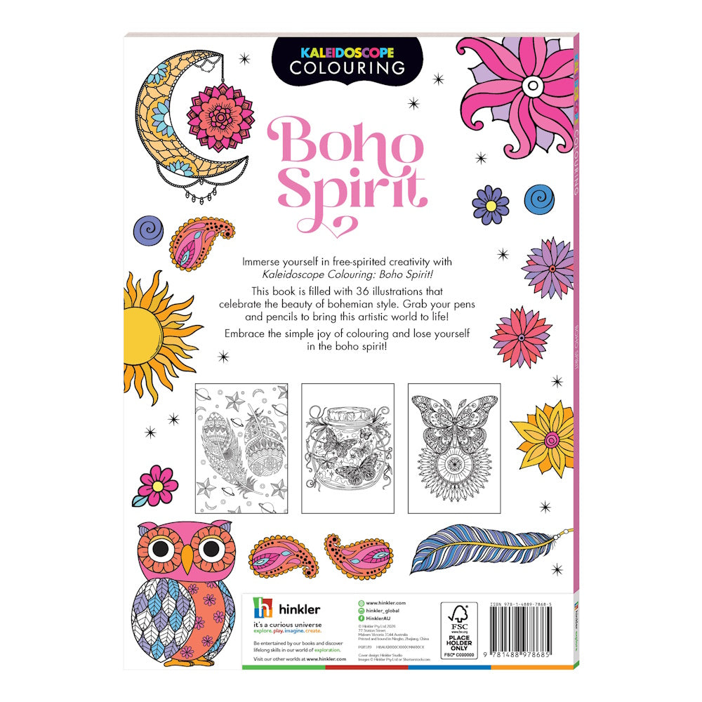 Kaleidoscope Colouring - Boho Spirit