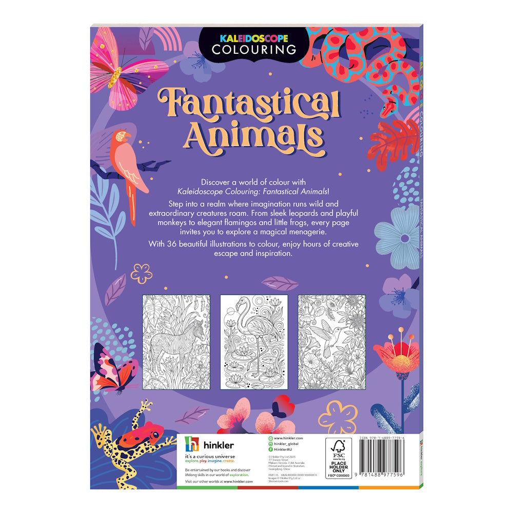 Kaleidoscope Colouring - Fantastical Animals
