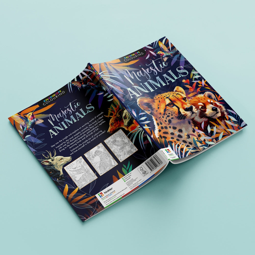 Kaleidoscope Colouring - Majestic Animals
