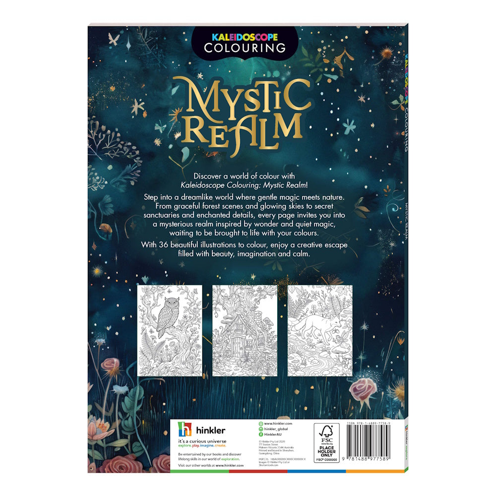 Kaleidoscope Colouring - Mystic Realm