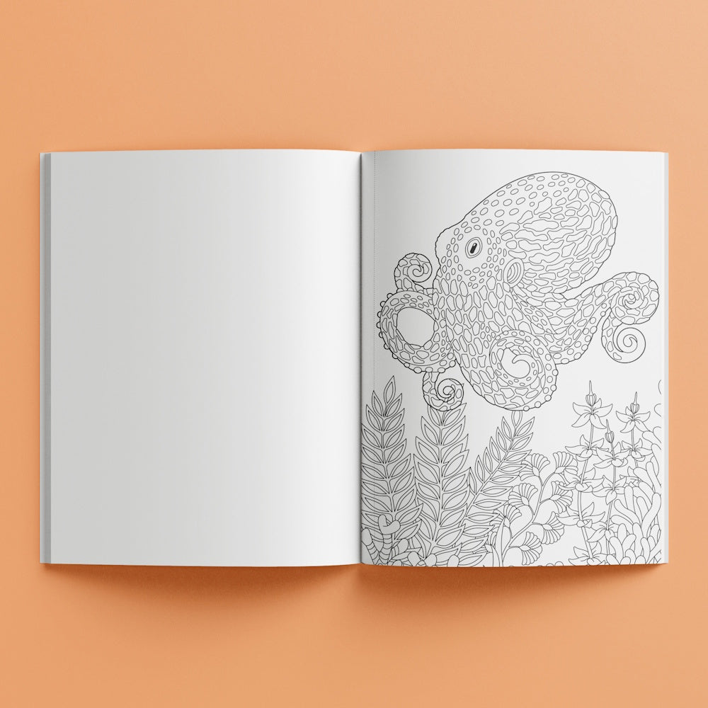 Kaleidoscope Colouring - Ocean Splash