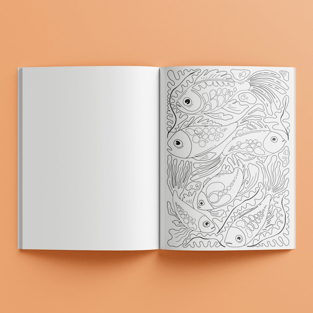 Kaleidoscope Colouring - Ocean Splash