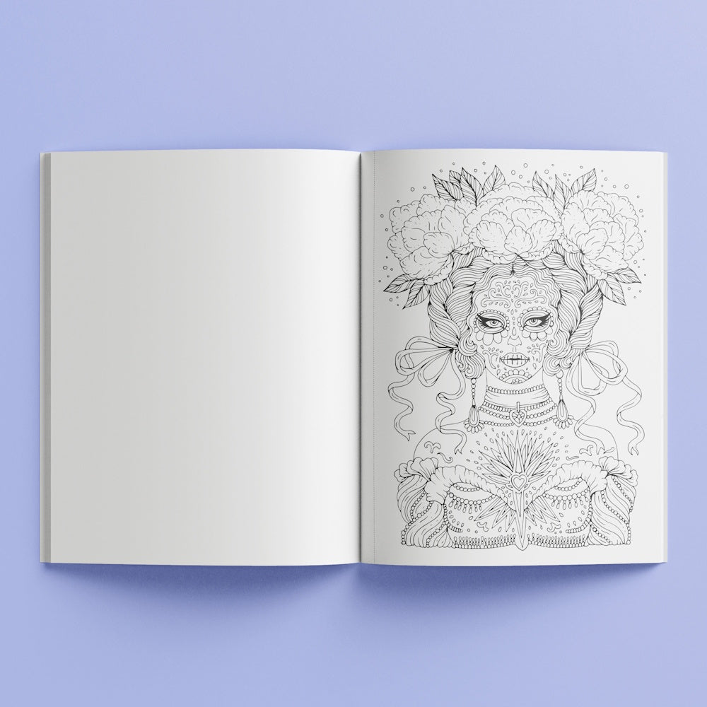 Kaleidoscope Colouring - Tattoo Designs