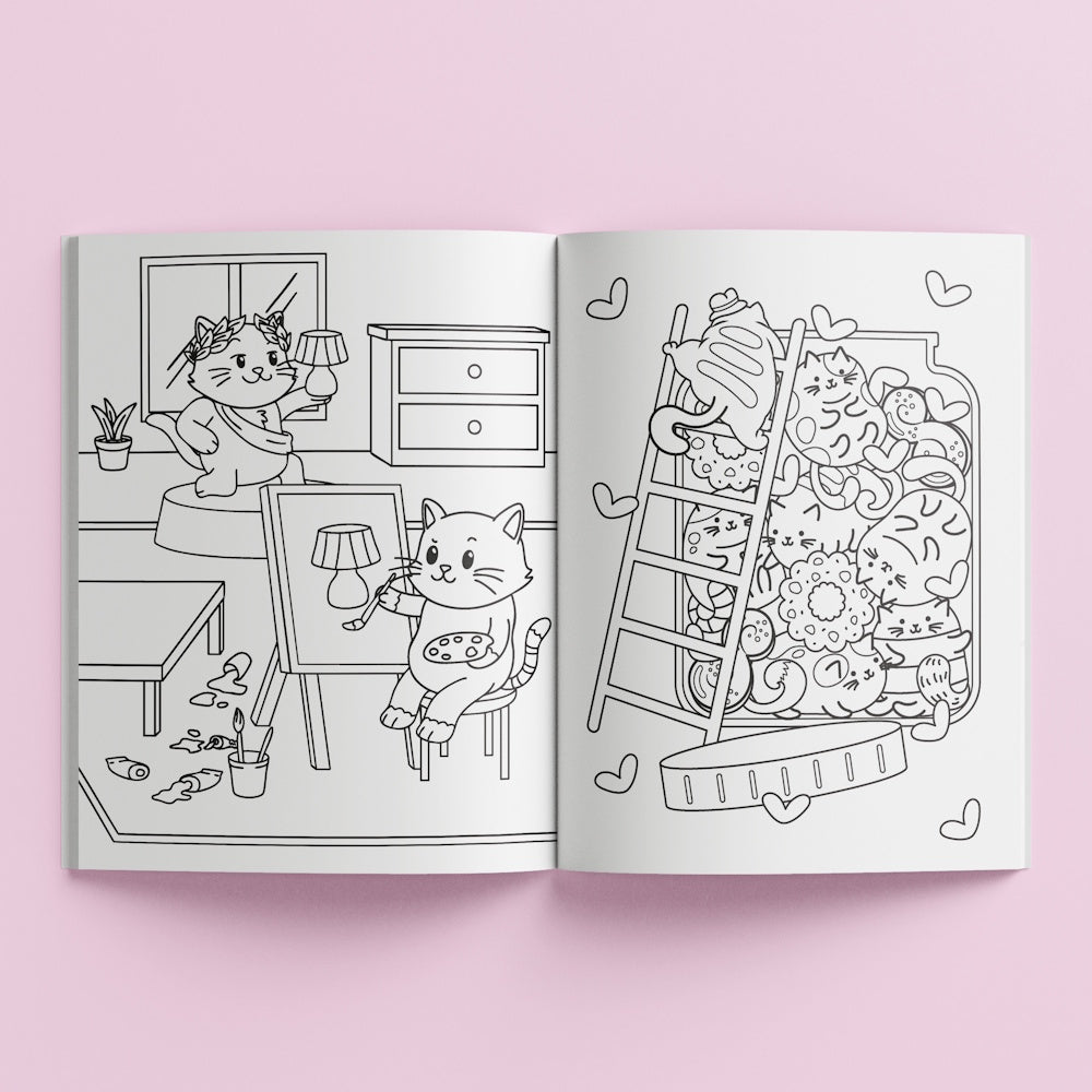Kaleidoscope Colouring with Holographic Stickers - Pets Unleashed