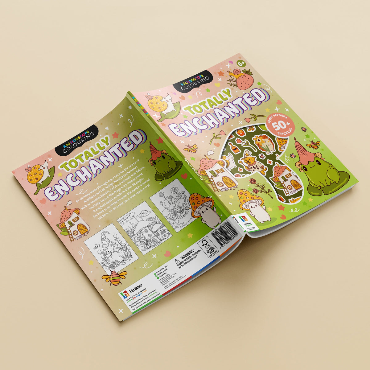 Kaleidoscope Colouring with Scented Stickers - Totally Enchanted
