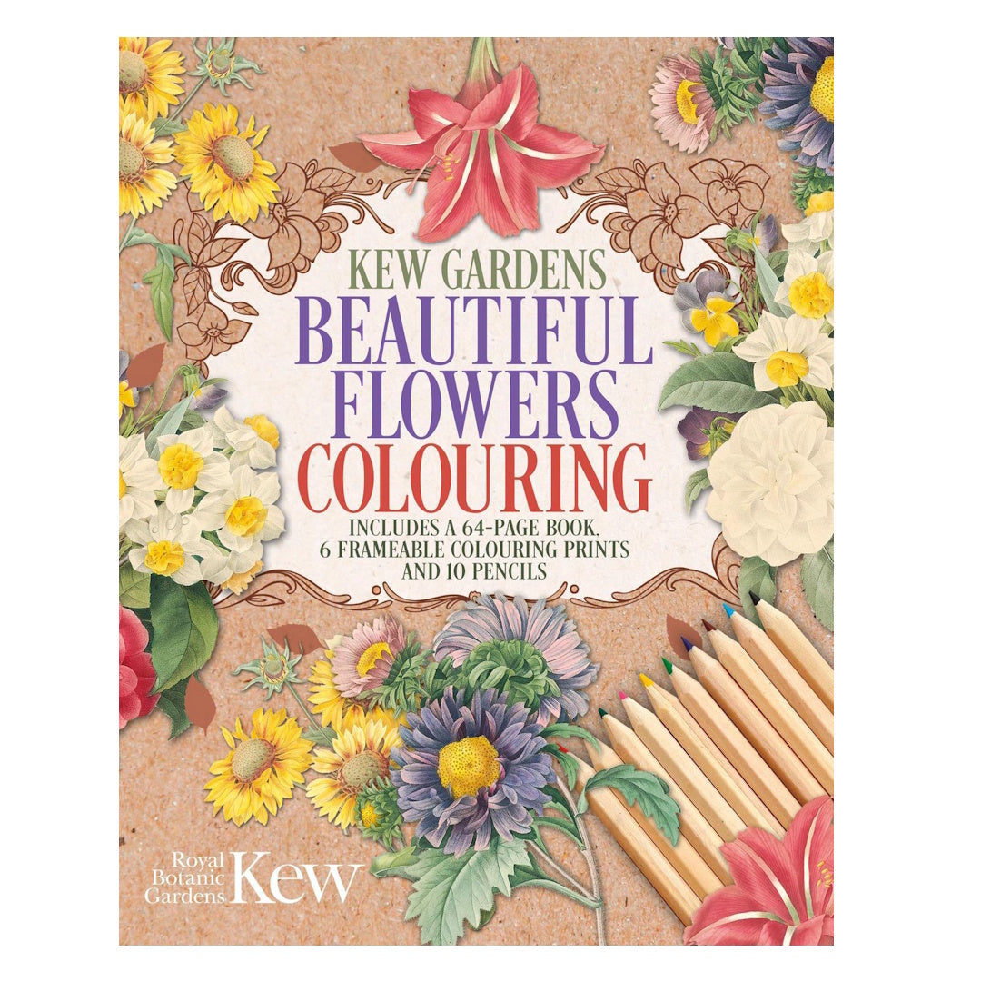 Kew Gardens Beautiful Flowers Colouring Kit