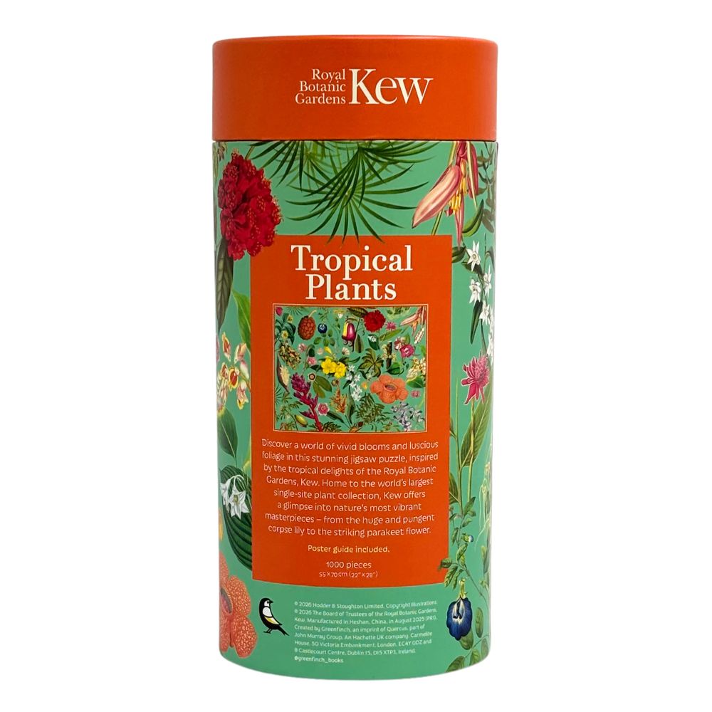 Kew Gardens 1000 Piece Puzzle - Tropical Plants