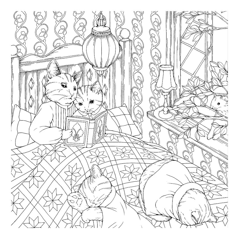 Kingdom of Curious Creatures Colouring Book
