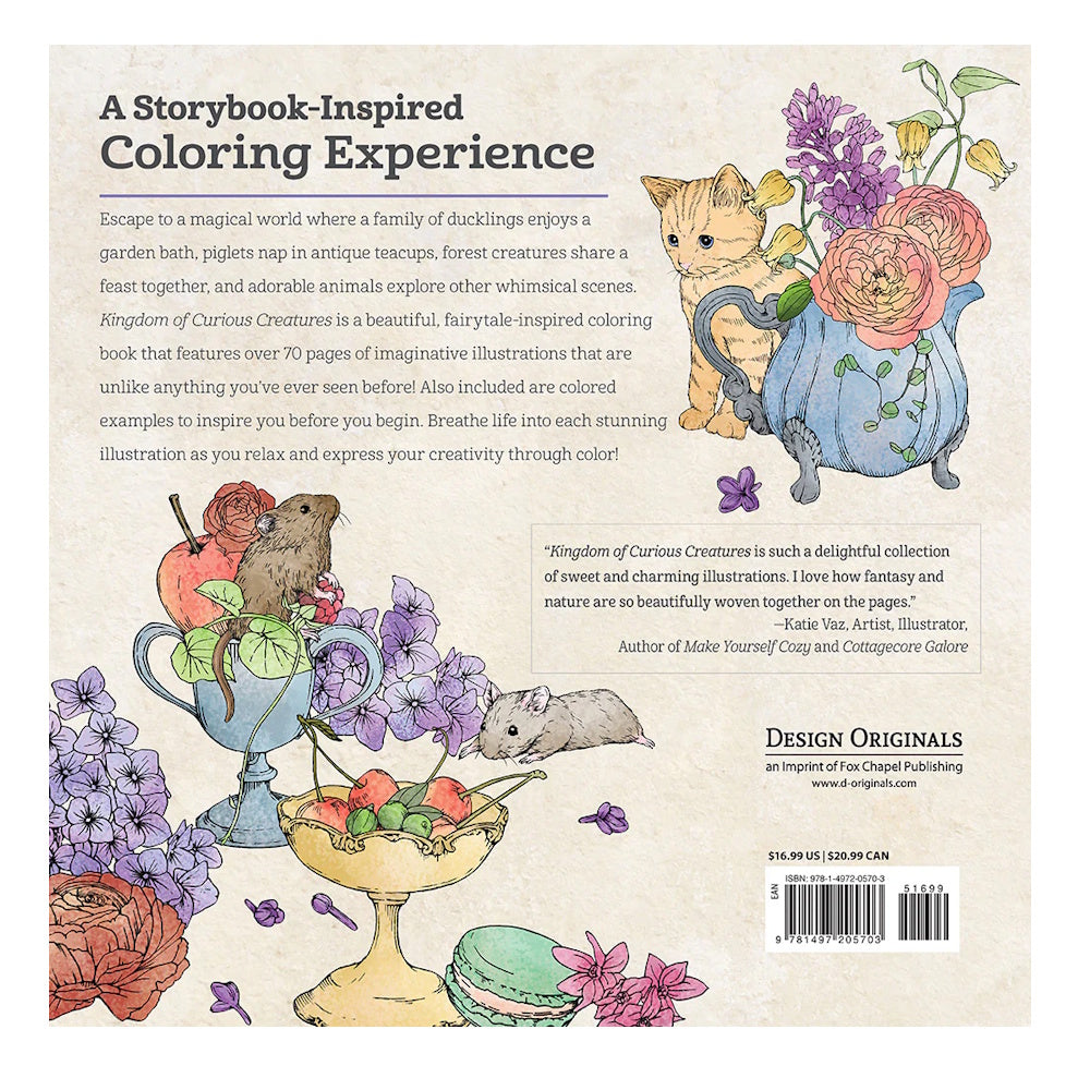 Kingdom of Curious Creatures Colouring Book