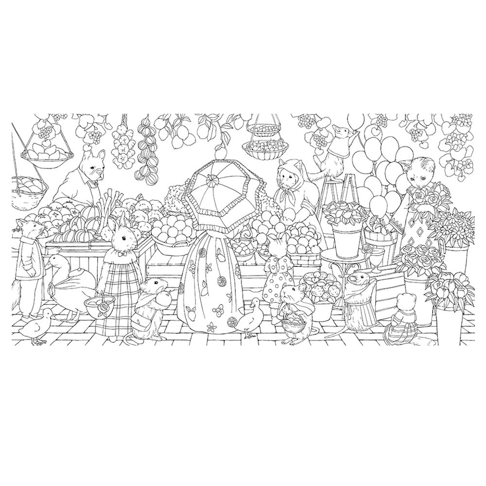 Kingdom of Curious Creatures Colouring Book