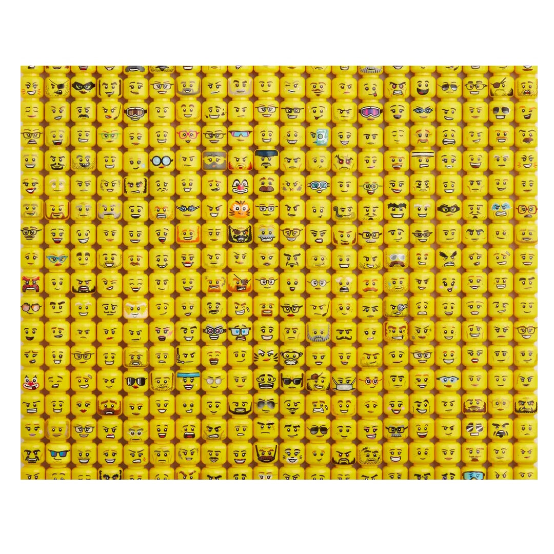 LEGO Minifigure Faces 1000 Piece Puzzle The Jigstore