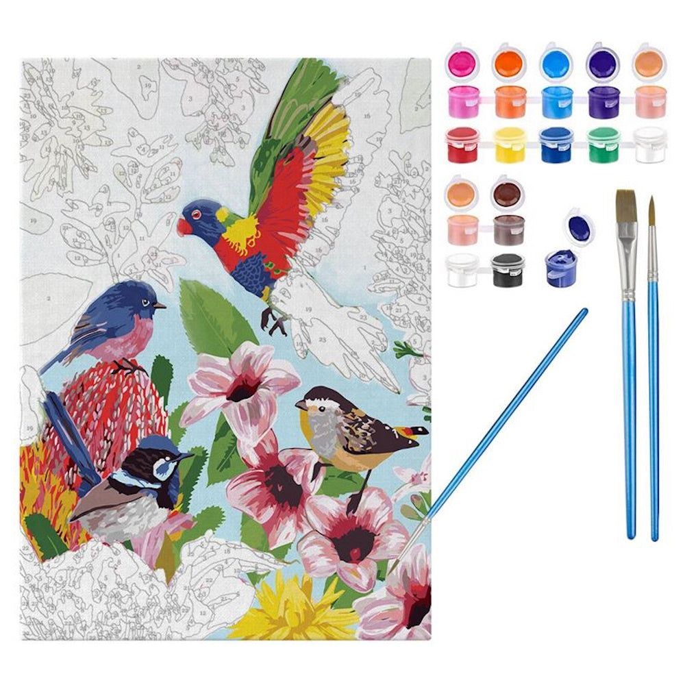 La La Land Enchanted Garden Paint By Numbers Kit