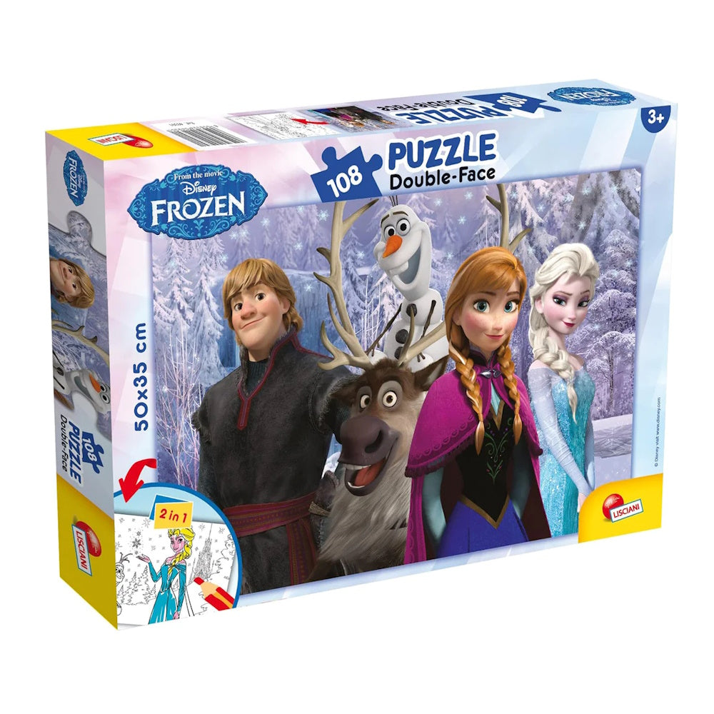Disney Frozen 108 Piece Double Sided Puzzle