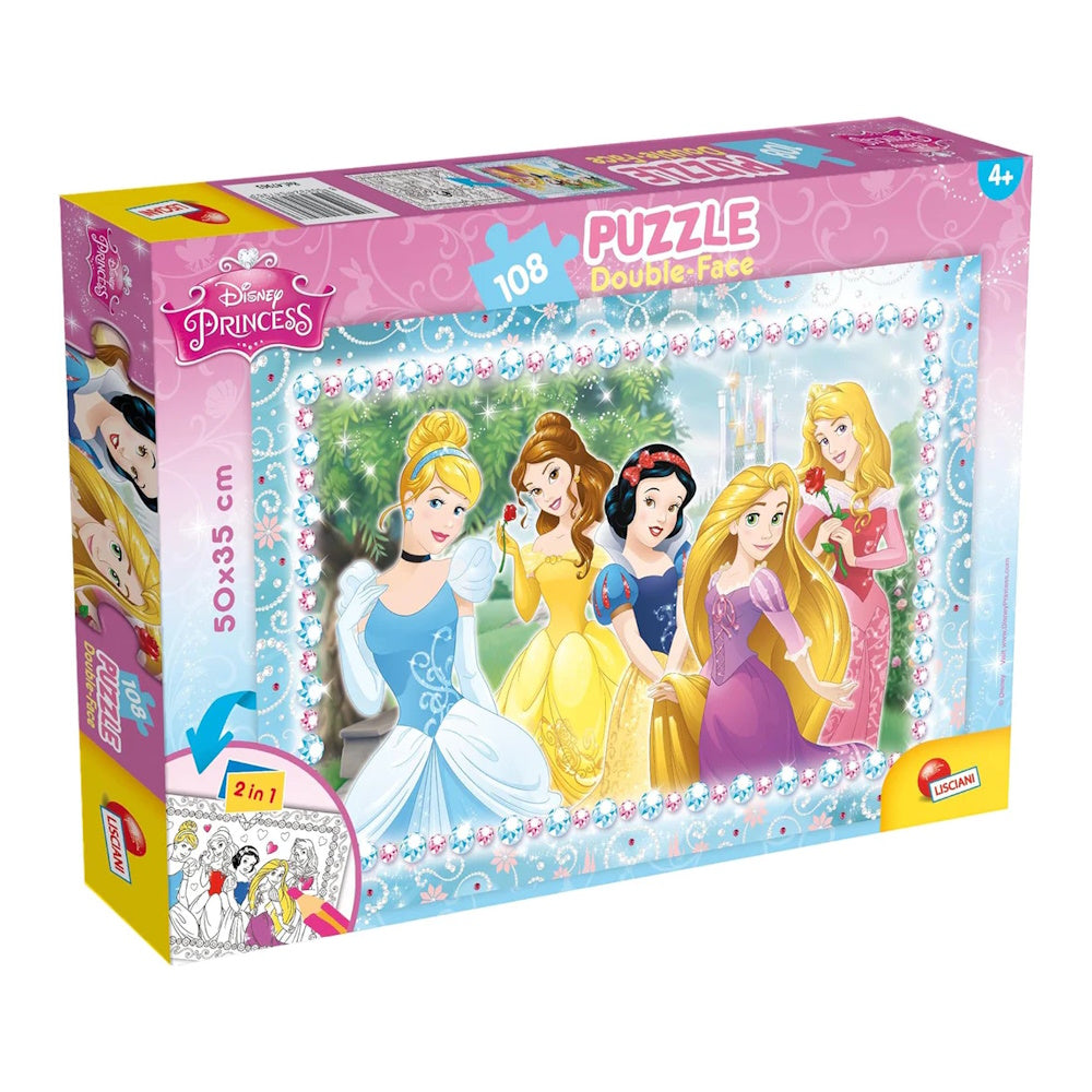 Disney Princess 108 Piece Double Sided Puzzle