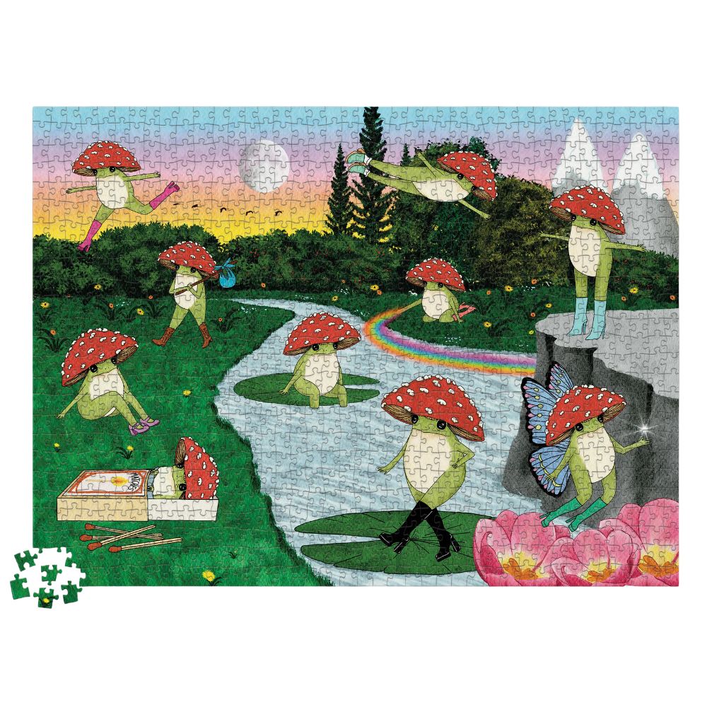 The Little Frog 1000 Piece Puzzle