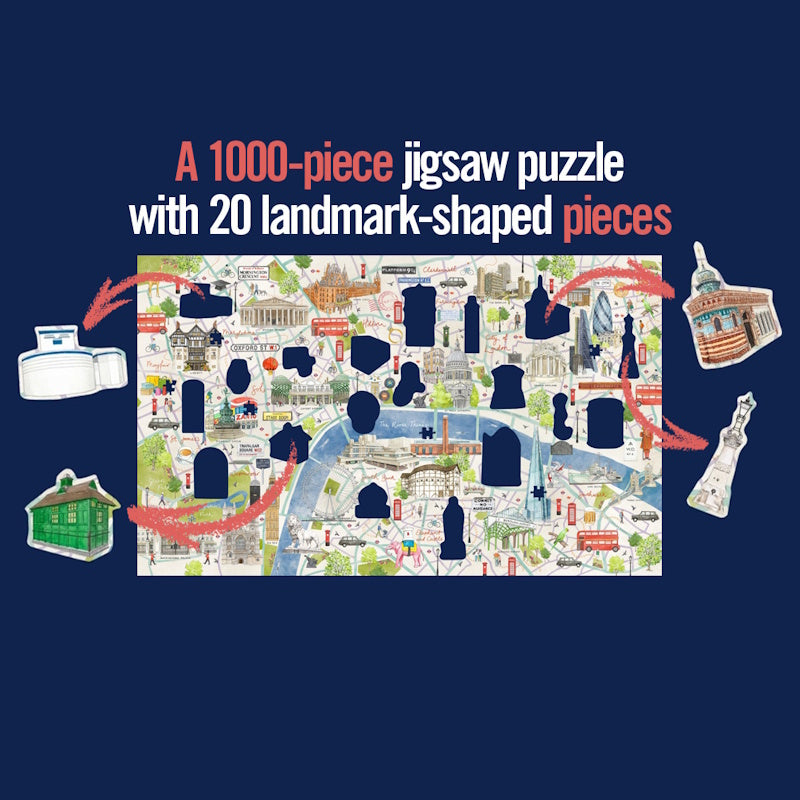 London: A Puzzle for Curious Wanderers 1000 Pieces