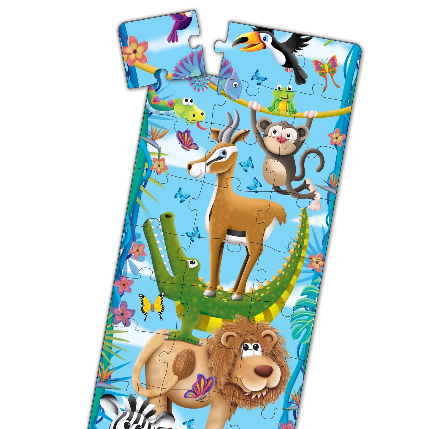 Long & Tall 51pc Puzzle - Big to Small Animals (Damaged Box)