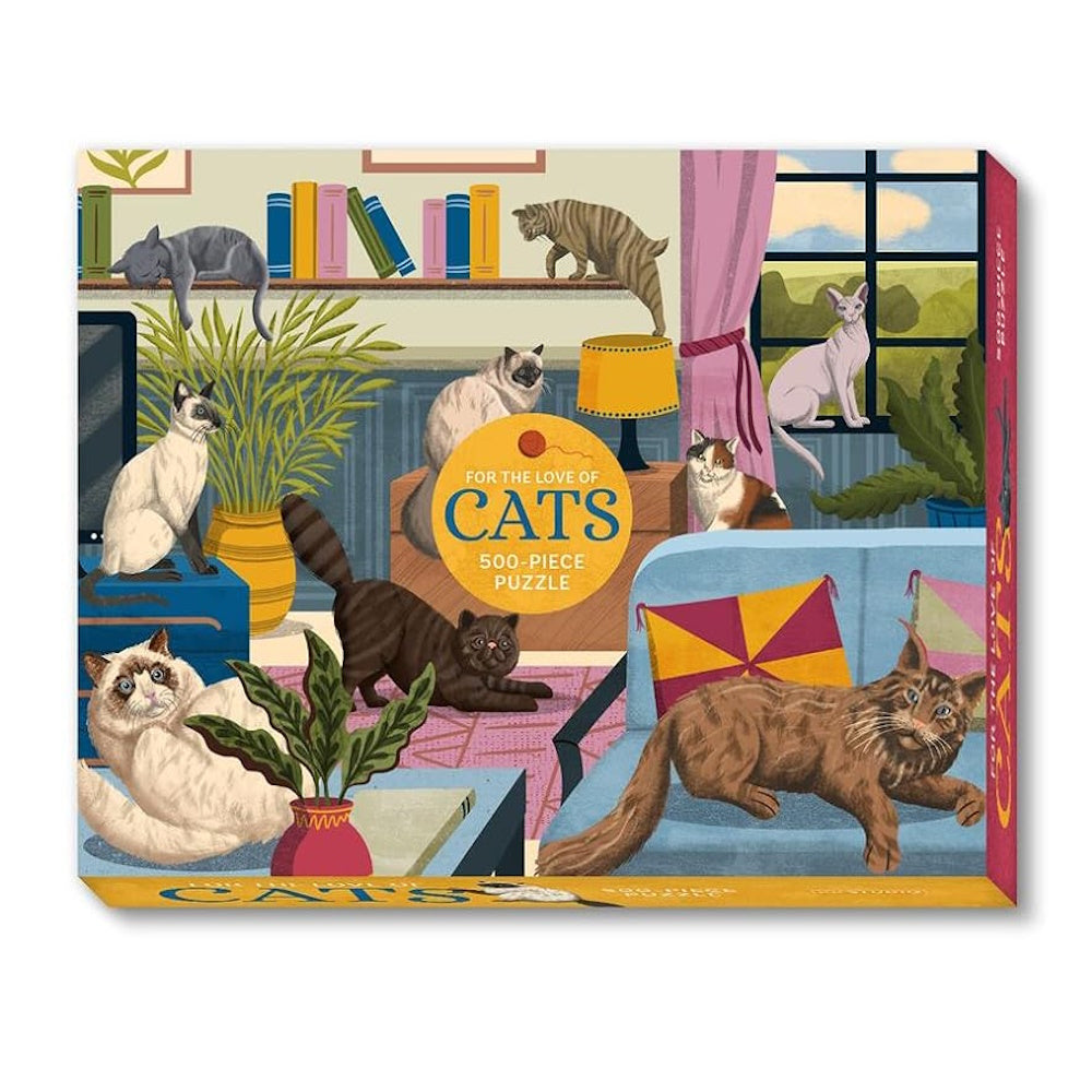 For the Love of Cats 500 Piece Puzzle