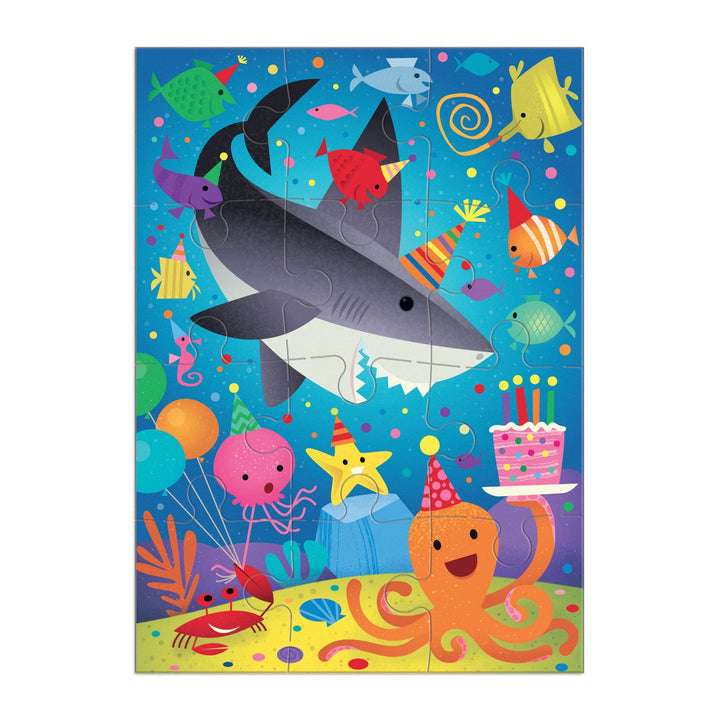 Shark Party Greeting Card Puzzle