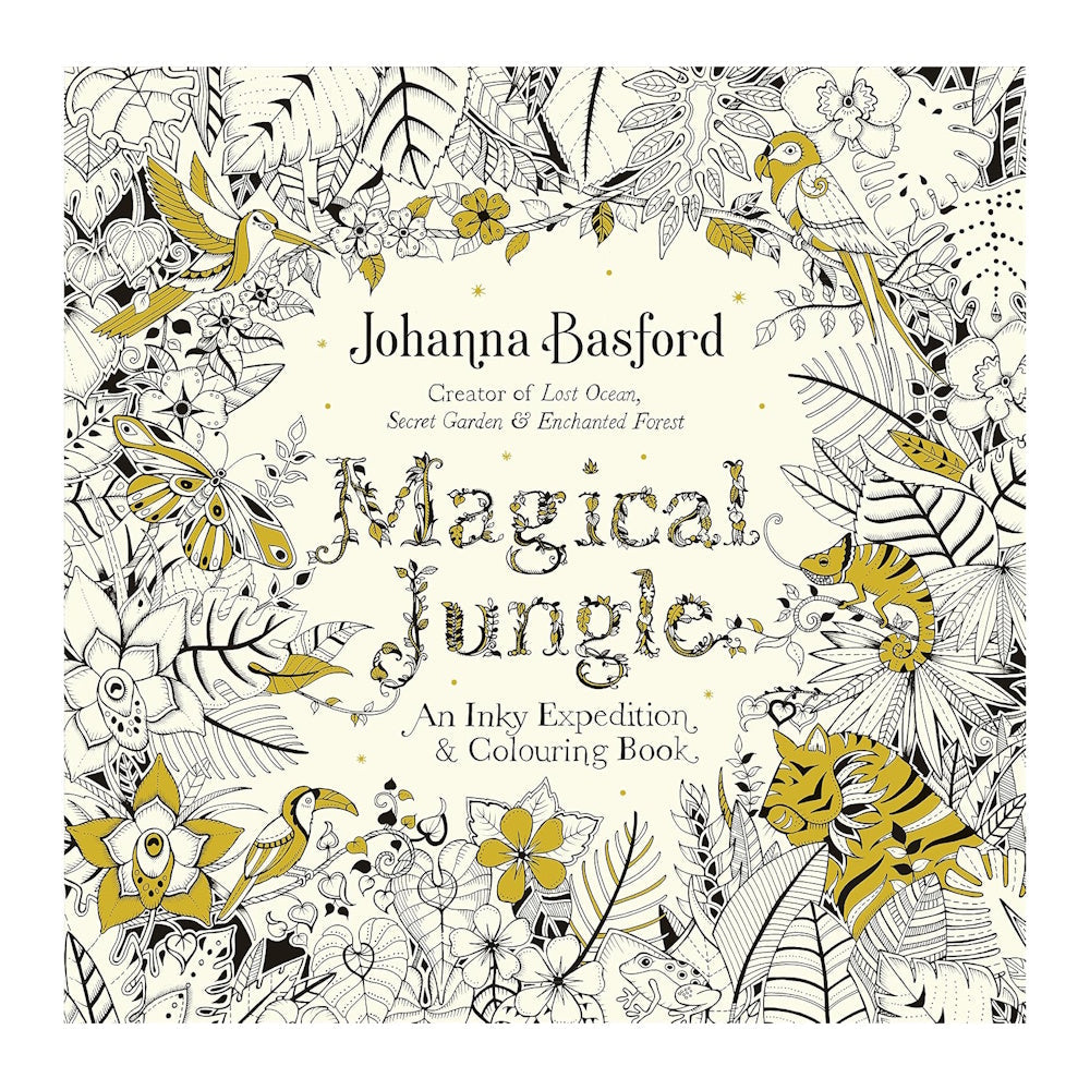 Magical Jungle: An Inky Expedition & Colouring Book
