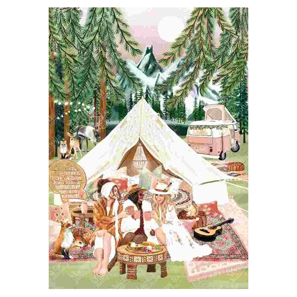 Magnolia 1000 Piece Puzzle - Camping