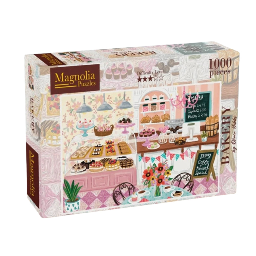Magnolia 1000 Piece Puzzle - Olivia Gibbs Bakery