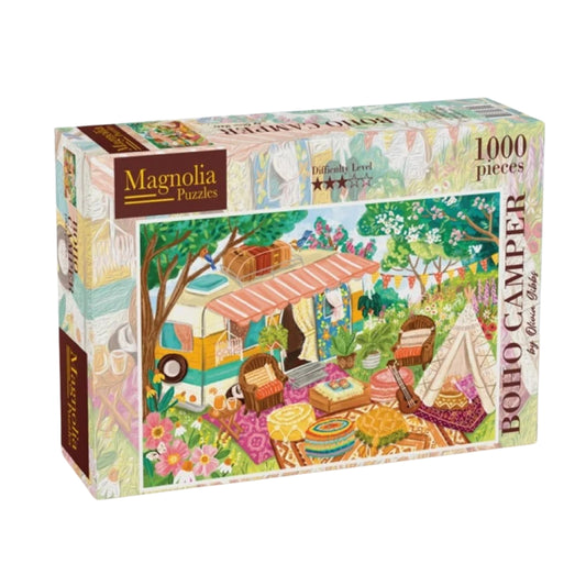 Magnolia 1000 Piece Puzzle - Olivia Gibbs Boho Camper