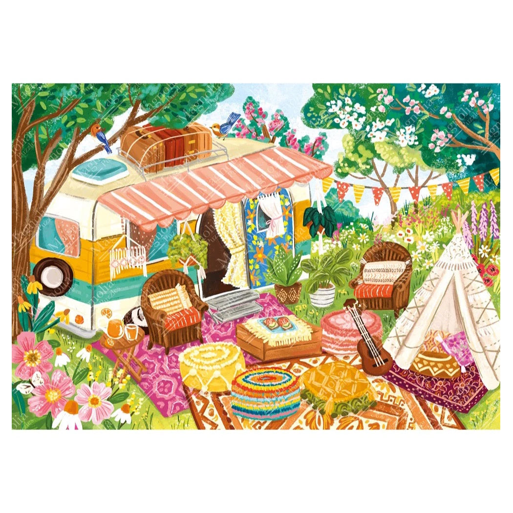 Magnolia 1000 Piece Puzzle - Olivia Gibbs Boho Camper