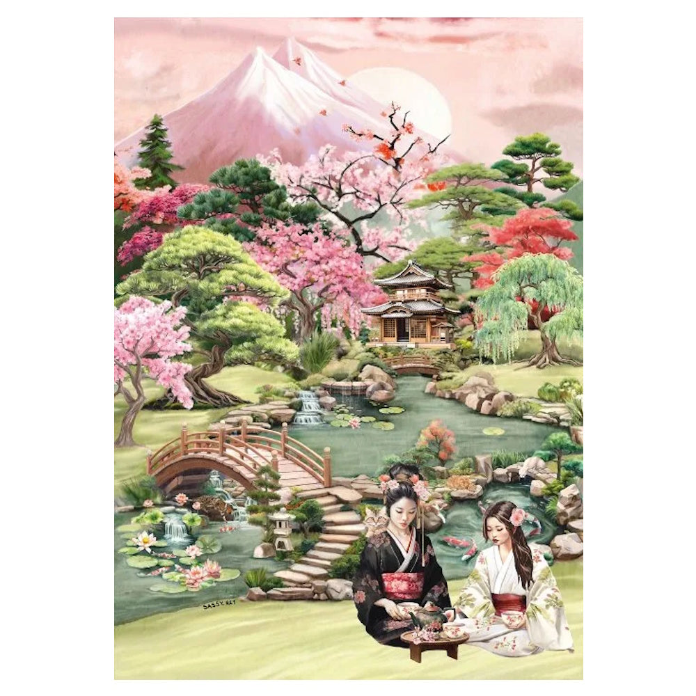 Magnolia 1000 Piece Puzzle - Tea Garden