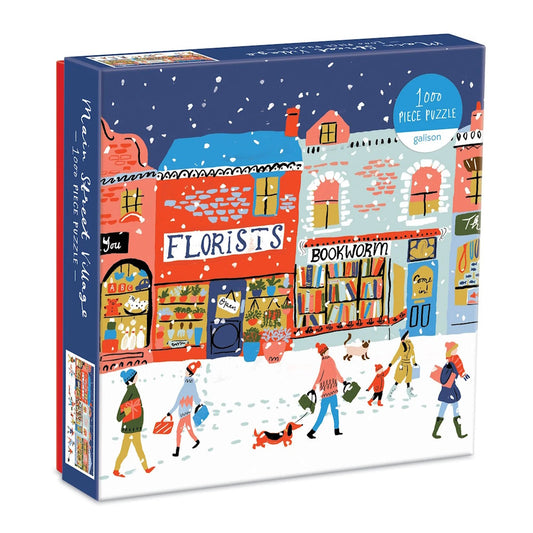 Galison 1000 Piece Jigsaw Puzzle - Main Street Village